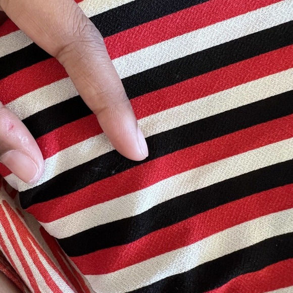 Bershka Striped Long Sleeve Surplice Neck Bodysuit Medium - Picture 6 of 7